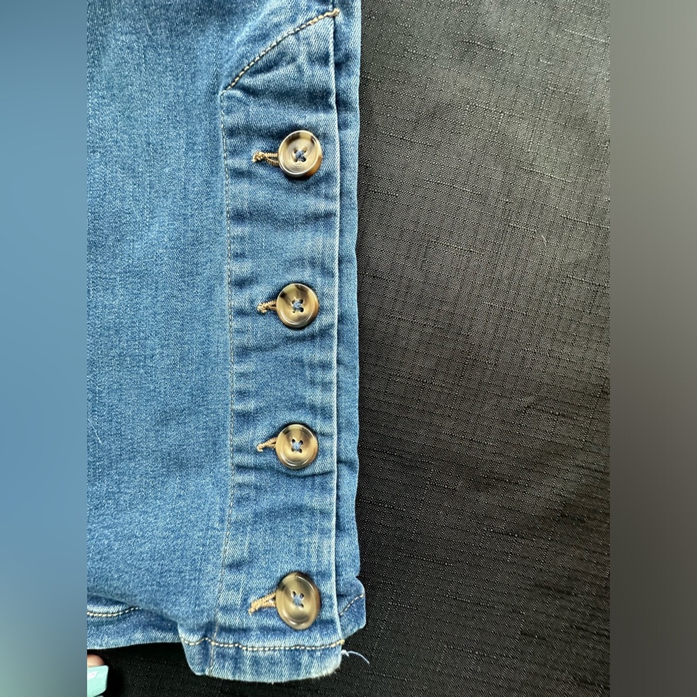 Baccini jeans Rare Find! Plus SZ 14 Blue Denim Wide Leg Vintage - Picture 2 of 11
